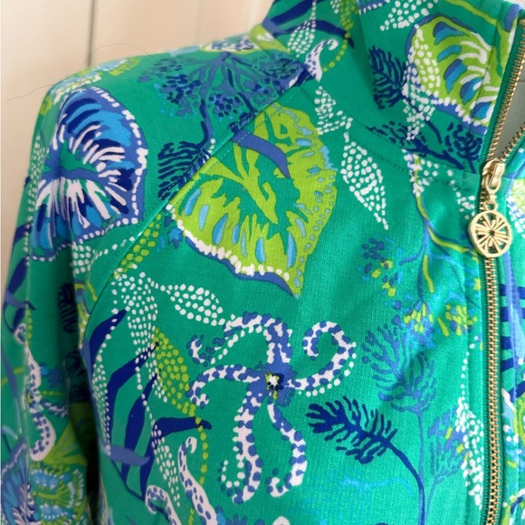 Lilly Pulitzer Green Floral Jacket - Picture 3 of 5